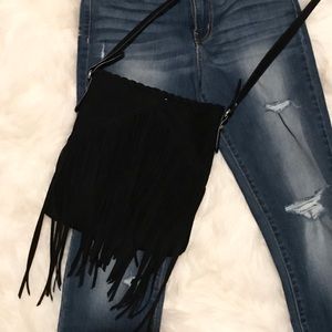 Express Boho Crossbody Fringe Bag